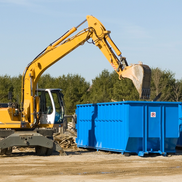 how does a residential dumpster rental service work in Texanna